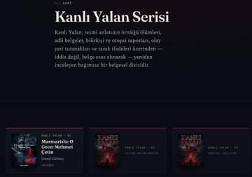 Kanlı Yalan serisi tanıtım görseli